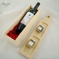 Präsente-Set Tapas mit Wein und Oliven