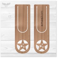 Lesezeichen aus Holz: Sternenglanz | Kundengeschenke-Ideen