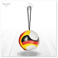 Softball mit Saugnapf in Deutschlandfarben