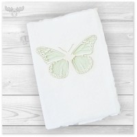Büttenkarte A6 - Motiv: Schmetterling