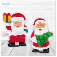 Laufender Weihnachtsmann zum Aufziehen