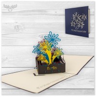 Pop-Up Card zu Neujahr online kaufen - 4 Städte