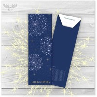 Wunderkerzen-Geschenk "Glück & Erfolg" mit Feuerwerk-Motiv