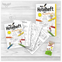 Malbuch Hotel - Heft zum Ausmalen rund um den Hotelbetrieb