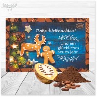 Kakaokarte Lebkuchenfiguren