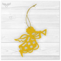 Tannenbaum-Anhänger Filz - Engel | Kunden Give Aways