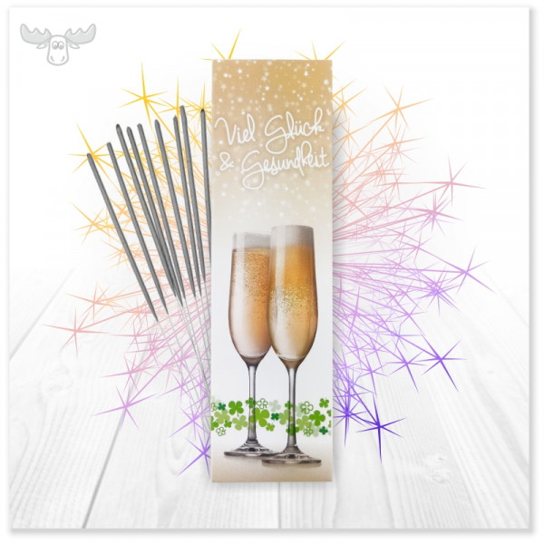 Wunderkerzen 40-Set zu Silvester, Hochzeit, Geburtstag & Jubiläum
