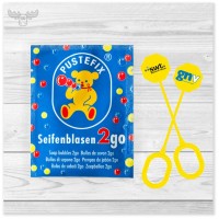 Seifenblasen 2go von Pustefix als toller Werbeartikel mit Firmenlogo