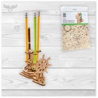 Mechanische 3D Holzpuzzle - Rad-Organizer