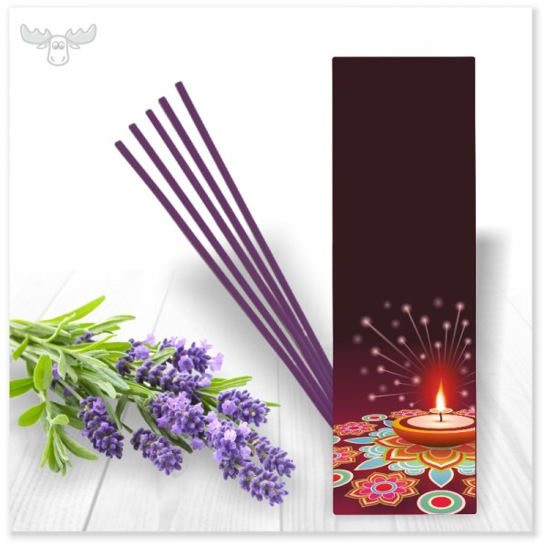 Räucherstäbchen Lavendel im Flachbeutel, Motiv: Relaxing Light