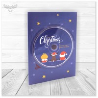 CD-Card - Postkarte mit Weihnachts-CD im Kundendesign
