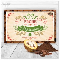 Kakaokarte Frohe Weihnachten