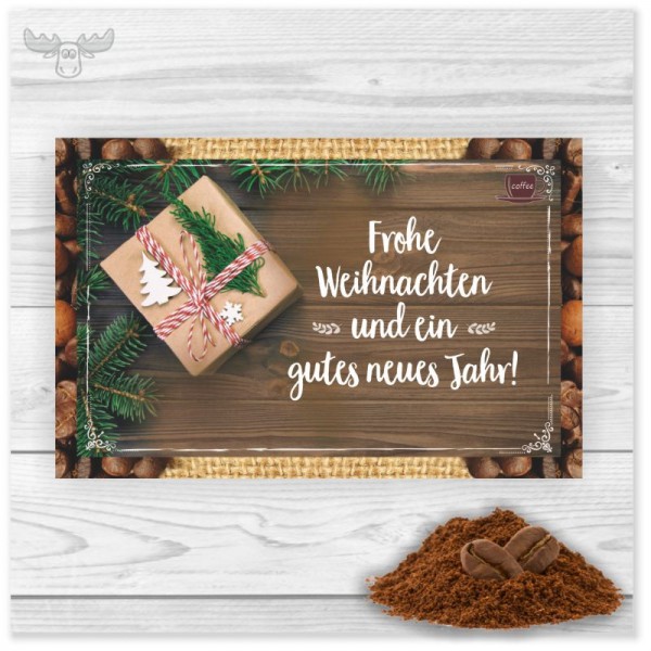 Kaffeekarten Tannen-Geschenk