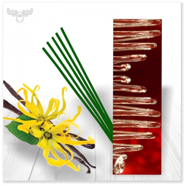 Räucherstäbchen Ylang-Ylang im Flachbeutel, Motiv: Spirale