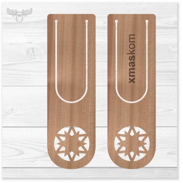 Holz-Lesezeichen Sternenspiel | Kundengeschenke-Ideen