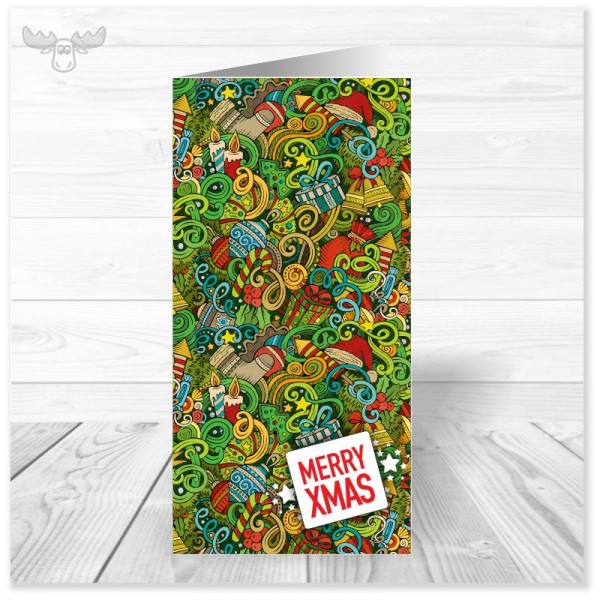 Weihnachtskarte Christmas-Jungle Merry xmas für die geschäftliche Weihnachtspost