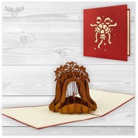 Pop-Up Karte Weihnachtsglocke | Weihnachtspost-Ideen mit Glocken zu Weihnachten verschicken