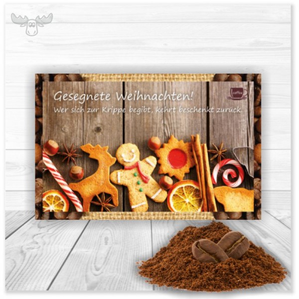 Kaffeekarten Gesegnete Xmas