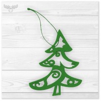 Filigraner Weihnachtsbaumschmuck Filz Tanne | Give Aways