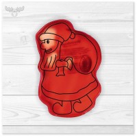 Gel-Handwärmer Weihnachtsmann - Taschenwärmer-Gelkissen